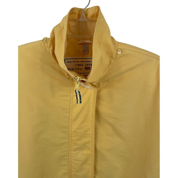 Sea Level Full Zip Yellow Jacket Womens Size 8 - Picture 4 of 9
